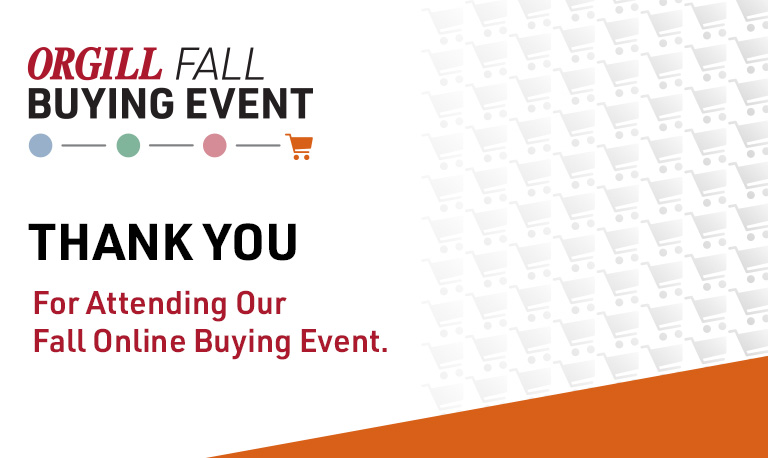 Thank you for attending the Fall Buying Event
