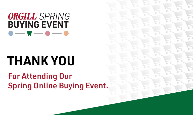 Thank you for attending the Spring Buying Event