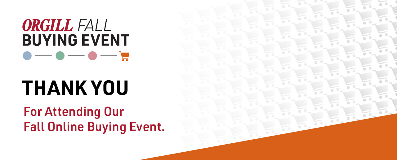 Thank you for attending the Fall Buying Event