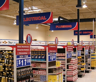 Inside View of a Hardware Store