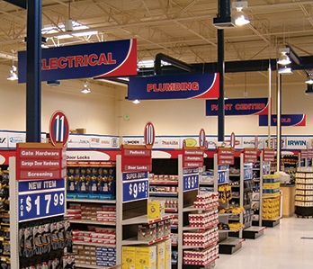 Inside View of a Hardware Store
