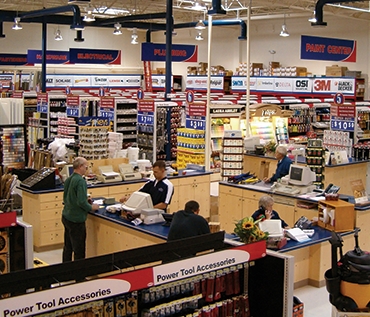 Inside View of a Hardware Store
