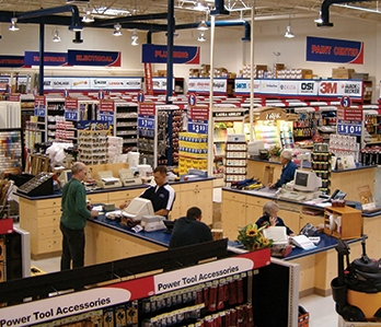 Inside View of a Hardware Store